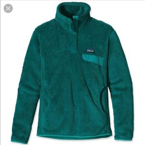 Patagonia Re-Tool Snap Pullover Fleece - Teal